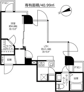 GRAND駒沢公園【4階】の間取り