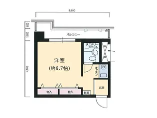 学が丘カレッジハイツ【4階】の間取り