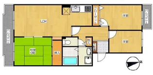 マッティーナ神戸壱番館【4階】の間取り