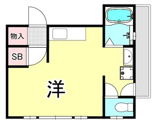 City甲子園【2階】の間取り