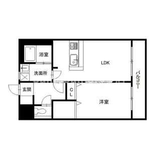 エムティースクエア吉塚駅前【5階】の間取り