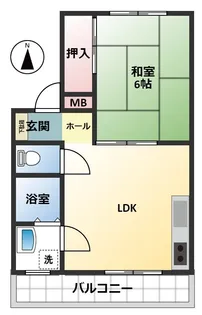 DITA笠松通【6階】の間取り