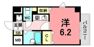 アルシュ住吉【2階】の間取り