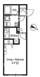 GRAN PASEO代々木 【2階】の間取り