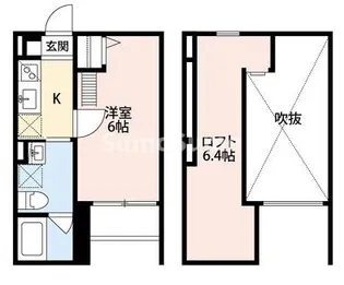 兵庫県尼崎市北大物町【アパート】の間取り
