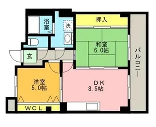 上沢壱番館【2階】の間取り