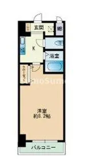シャインシティ百道【4階】の間取り