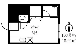 カトレア荘【2階】の間取り