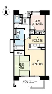 兵庫県西宮市西宮浜4丁目【マンション】の間取り