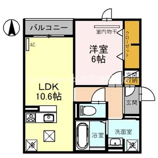 兵庫県尼崎市南塚口町2丁目【アパート】の間取り