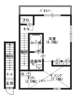 レグルス新明の間取り