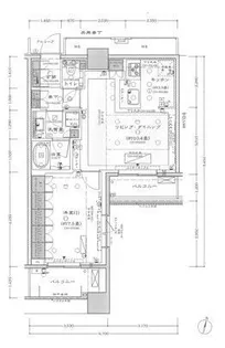 テラス渋谷美竹【6階】の間取り