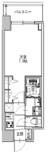 S-RESIDENCE堺筋本町Uno【15階】の間取り