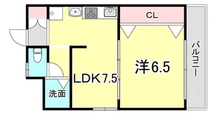 ラメゾン小河通【2階】の間取り