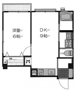 三和マンション【4階】の間取り