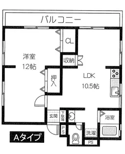 アベニール林崎【2階】の間取り