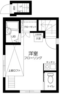 MiraiⅢ祐天寺【2階】の間取り