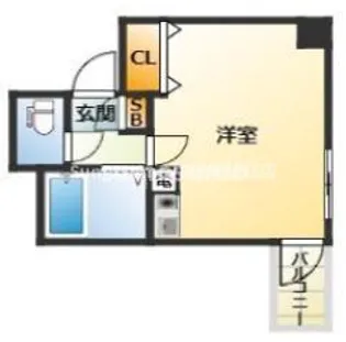 クリスタル大崎【5階】の間取り