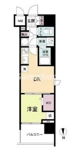 ドゥーエ天満橋【11階】の間取り