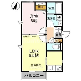 サンクレール【2階】の間取り