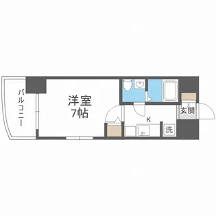 大阪府大阪市浪速区幸町2丁目【マンション】の間取り