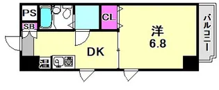 ミュゼ花隈【4階】の間取り