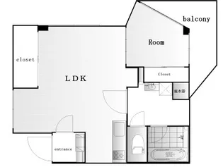 1LDKの間取り画像