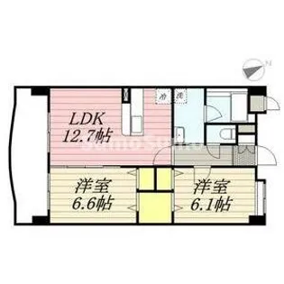 ナウヴィレッジ港【3階】の間取り