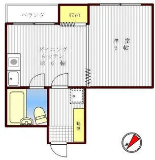 泉ビル【5階】の間取り
