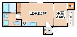 アルクグレイス【2階】の間取り