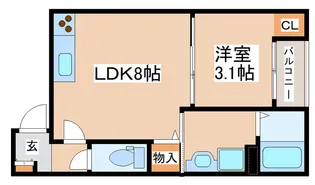 アルクグレイス【2階】の間取り