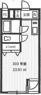 MSエステート【3階】の間取り