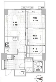 シティコート目黒2号棟 【5階】の間取り