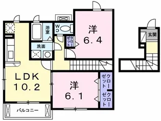 舞子坂ヒルズの間取り