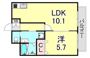 エメラ美苑2【2階】の間取り