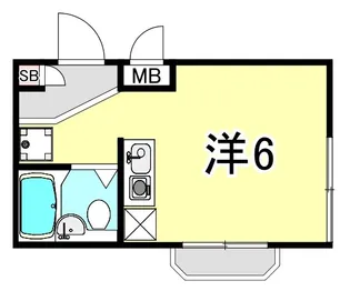 兵庫県神戸市須磨区磯馴町2丁目【マンション】の間取り