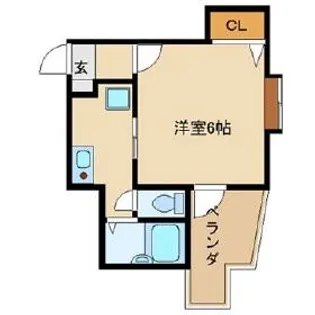 兵庫県神戸市灘区徳井町1丁目【マンション】の間取り