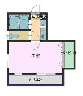 メゾンドソレイユ【5階】の間取り