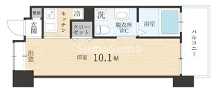 福岡県福岡市中央区赤坂3丁目【マンション】の間取り