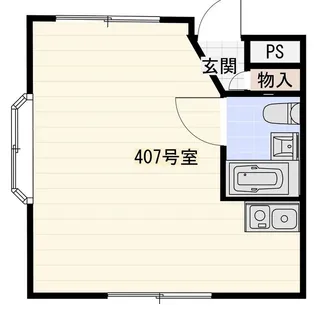大阪府大阪市中央区上本町西1丁目【マンション】の間取り