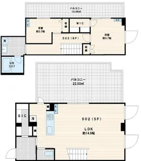 Fullea代々木の間取り