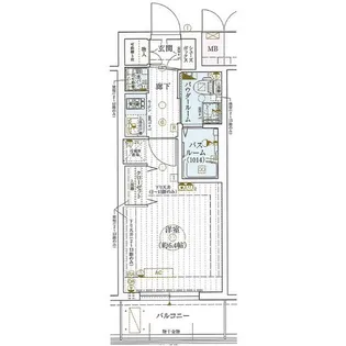 兵庫県神戸市兵庫区湊町3丁目【マンション】の間取り