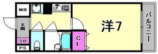 サンパティーク南塚口【2階】の間取り