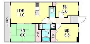 エスポワール西神戸【3階】の間取り