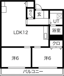 セゾン立石【4階】の間取り