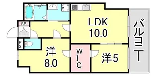 メゾン下沢【2階】の間取り