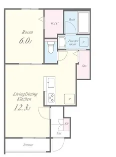 サニーコートⅡ【1階】の間取り