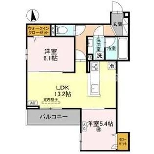 brilant【2階】の間取り