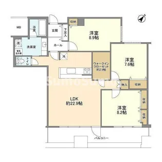 渋谷プロパティータワー【1階】の間取り