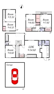 兵庫県神戸市長田区五位ノ池町4丁目【一戸建】の間取り